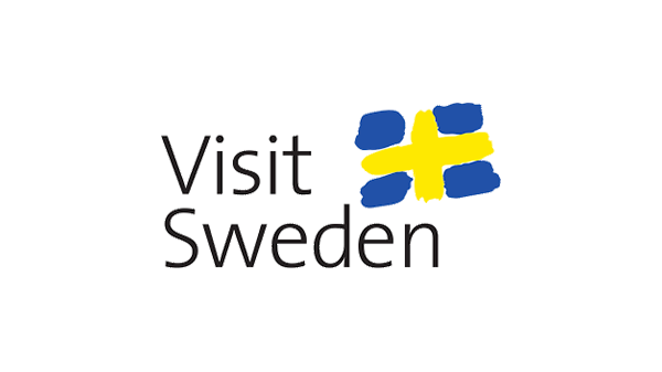 Logo Zweedse Toeristenorganisatie - Visit Sweden - op transparante achtergrond - 600 * 337 pixels